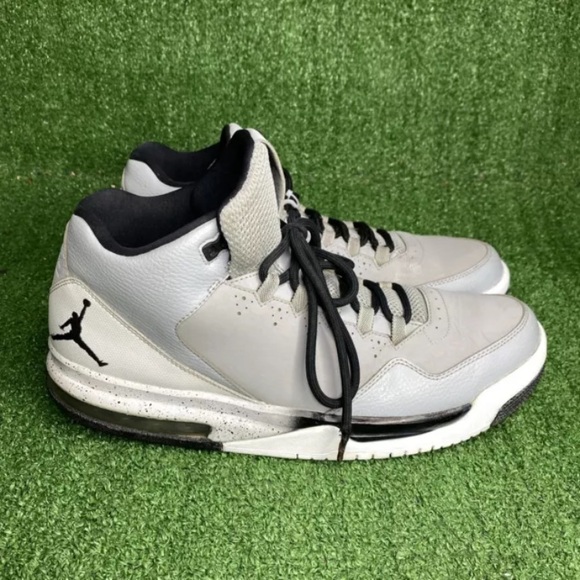 Nike Mens Air Jordan Flight Origin 705155 Gray Basketball Shoes